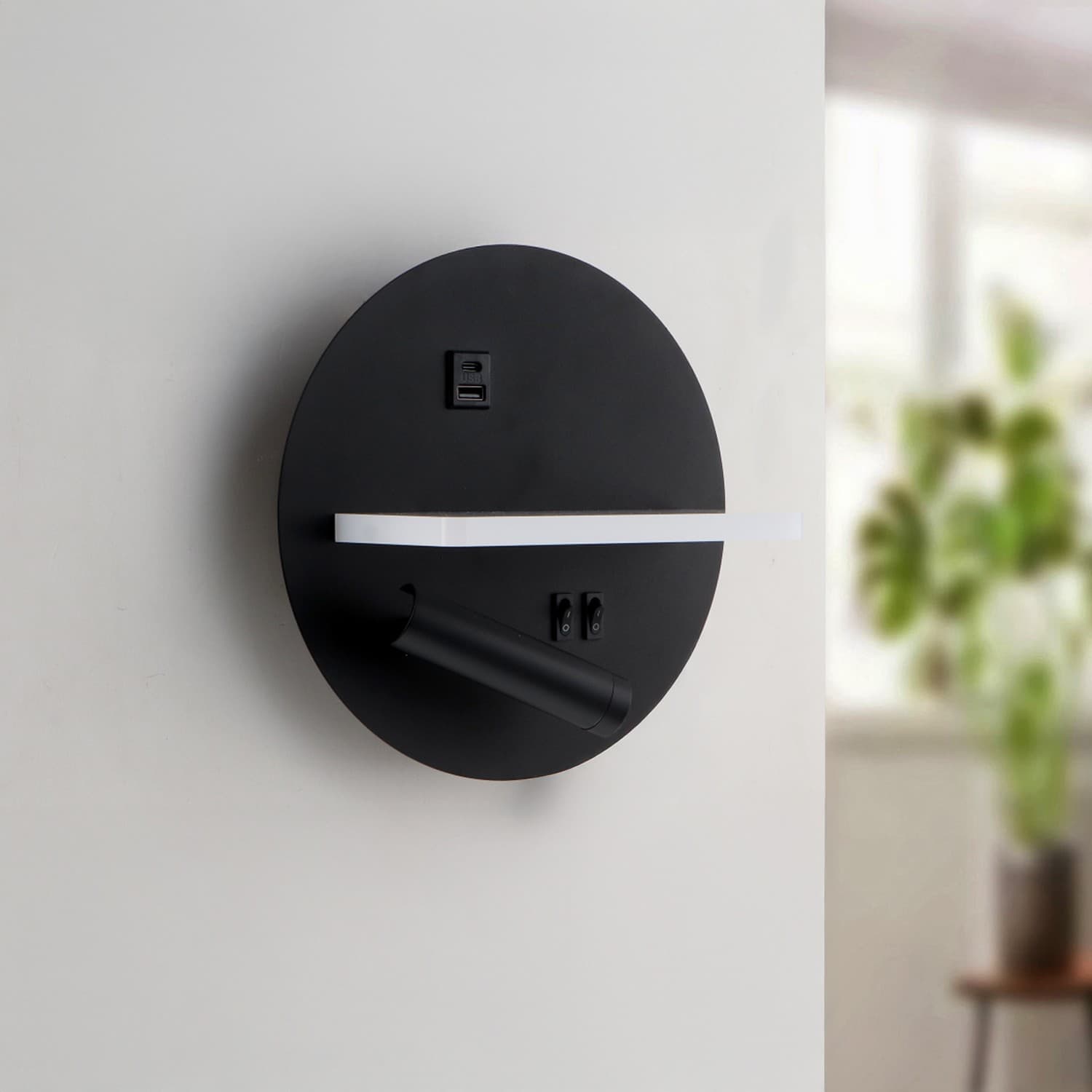 Aplique de Pared Led Orientable Black Prix 13W