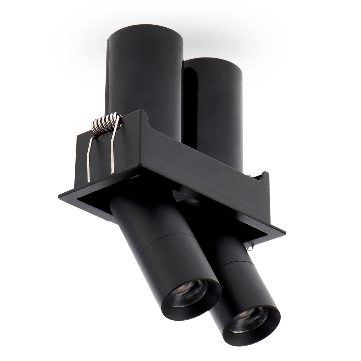 Foco Led Orientable Mini Black Tube Square 10W Cct