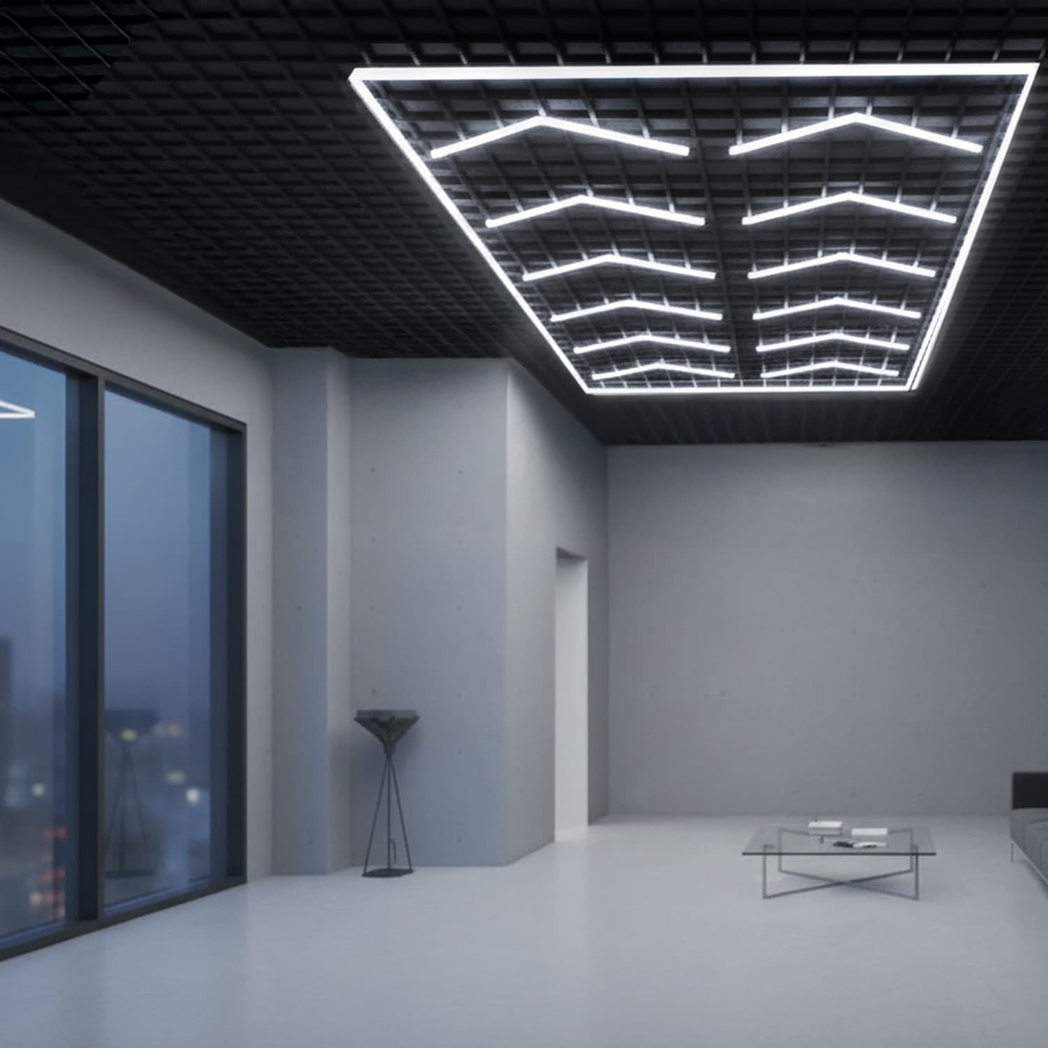 Regleta Led Hexagonal Doble Angulo 380W