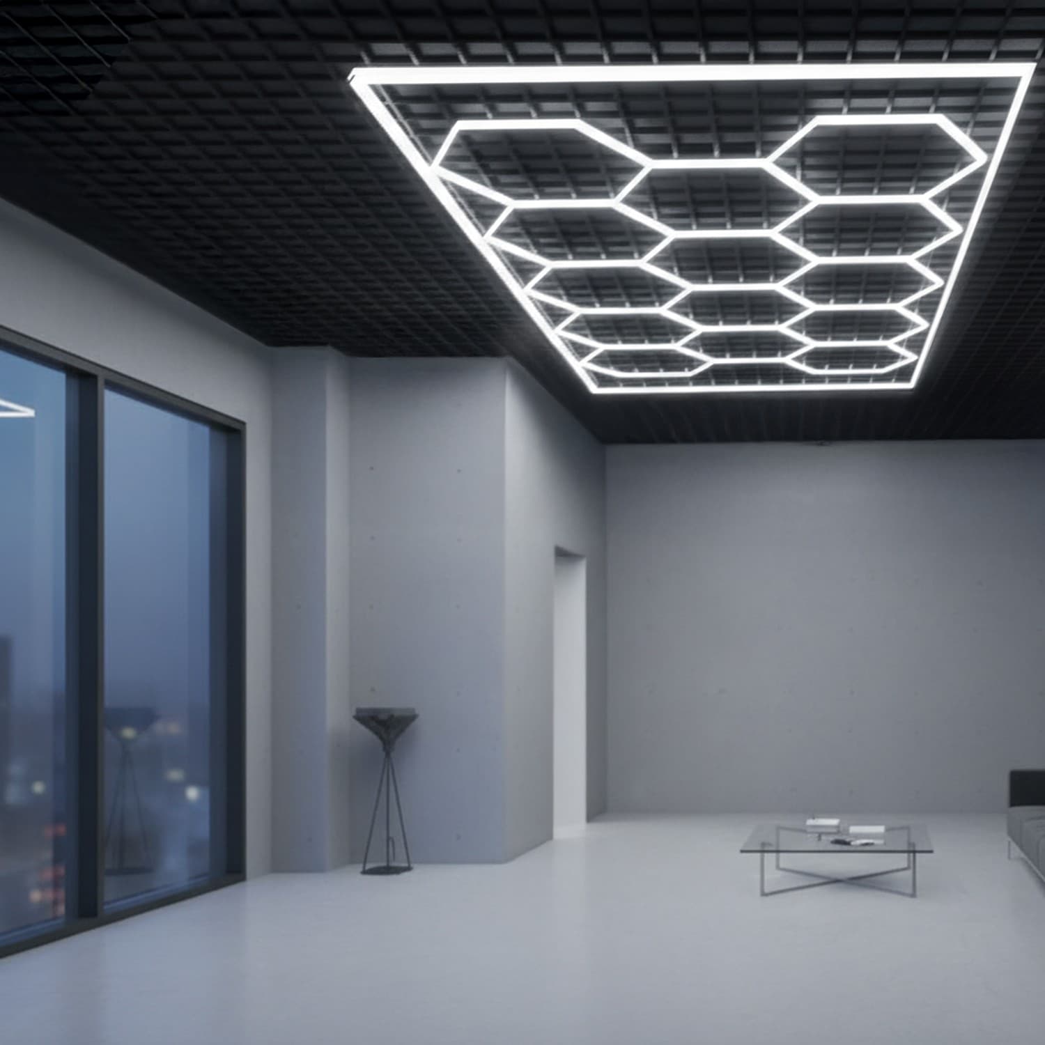 Regleta Led Hexagonal Panel Abeja 600W