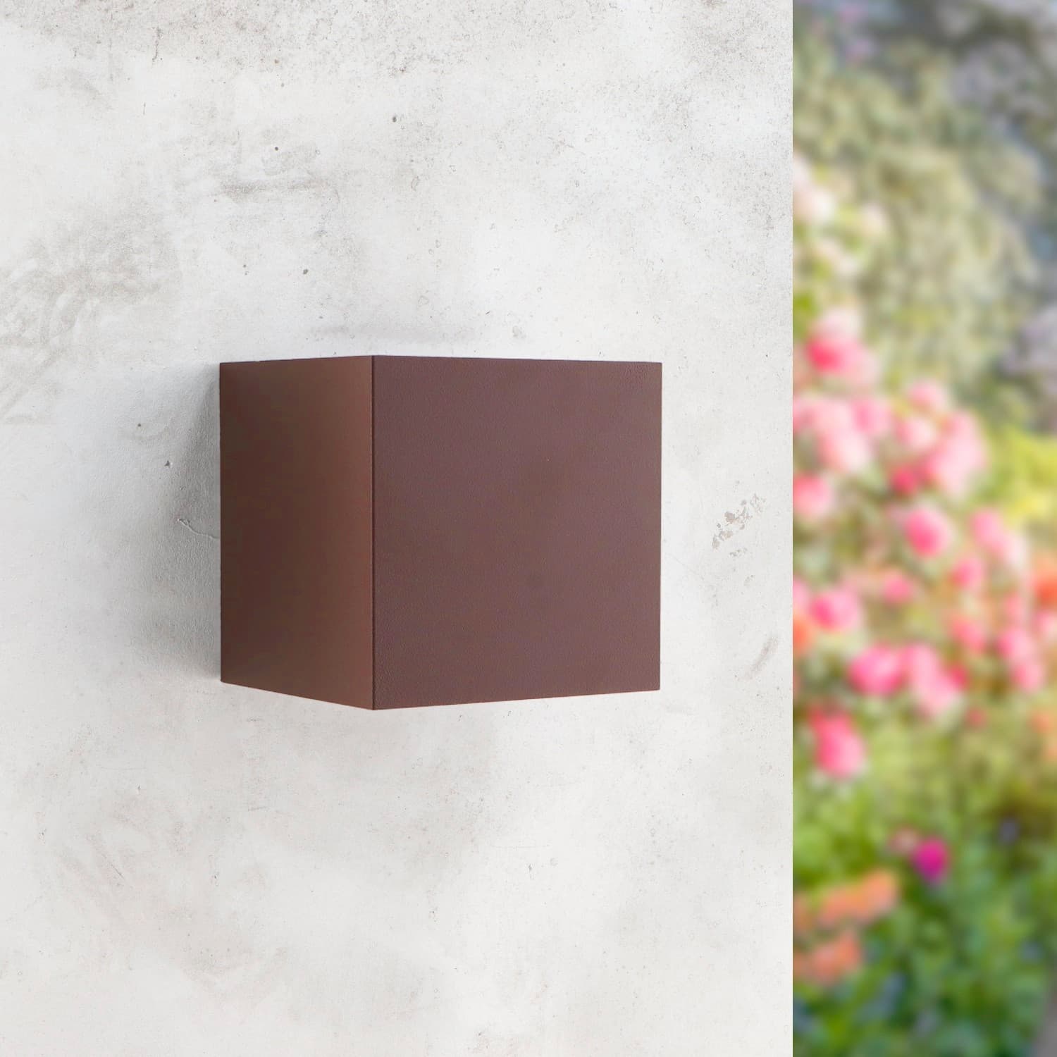 Aplique de Pared Led Rust Cube 12W Ip54