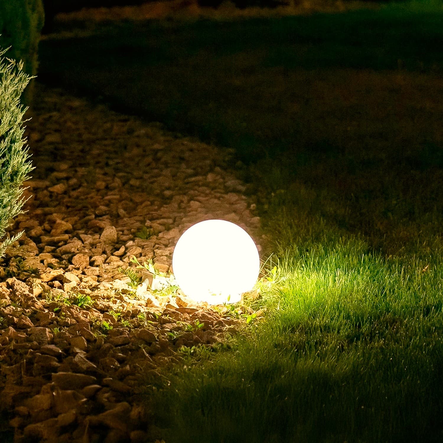 Bola Led Sara Solar Para Exterior 20ø Cm