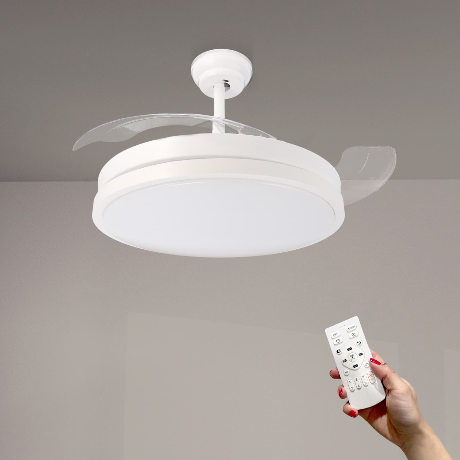 Ventilador de Techo Led Herben 68W ø107 Cm - Dsc