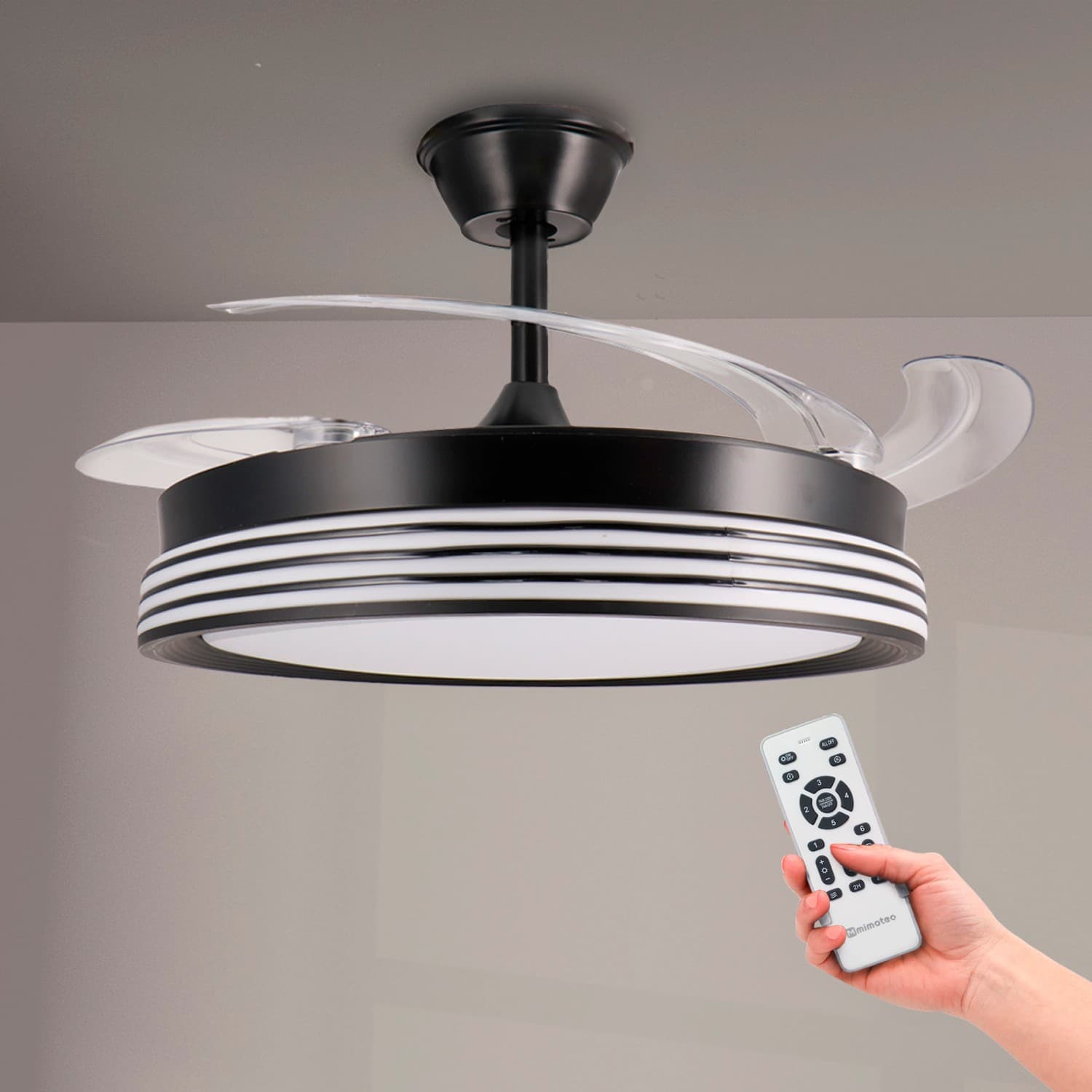 Ventilador de Techo Led Black Aline ø106 Cm - Dsc