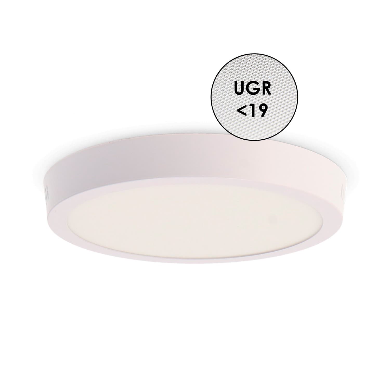 Panel de Superficie Serie Slim Circular 20W Cct