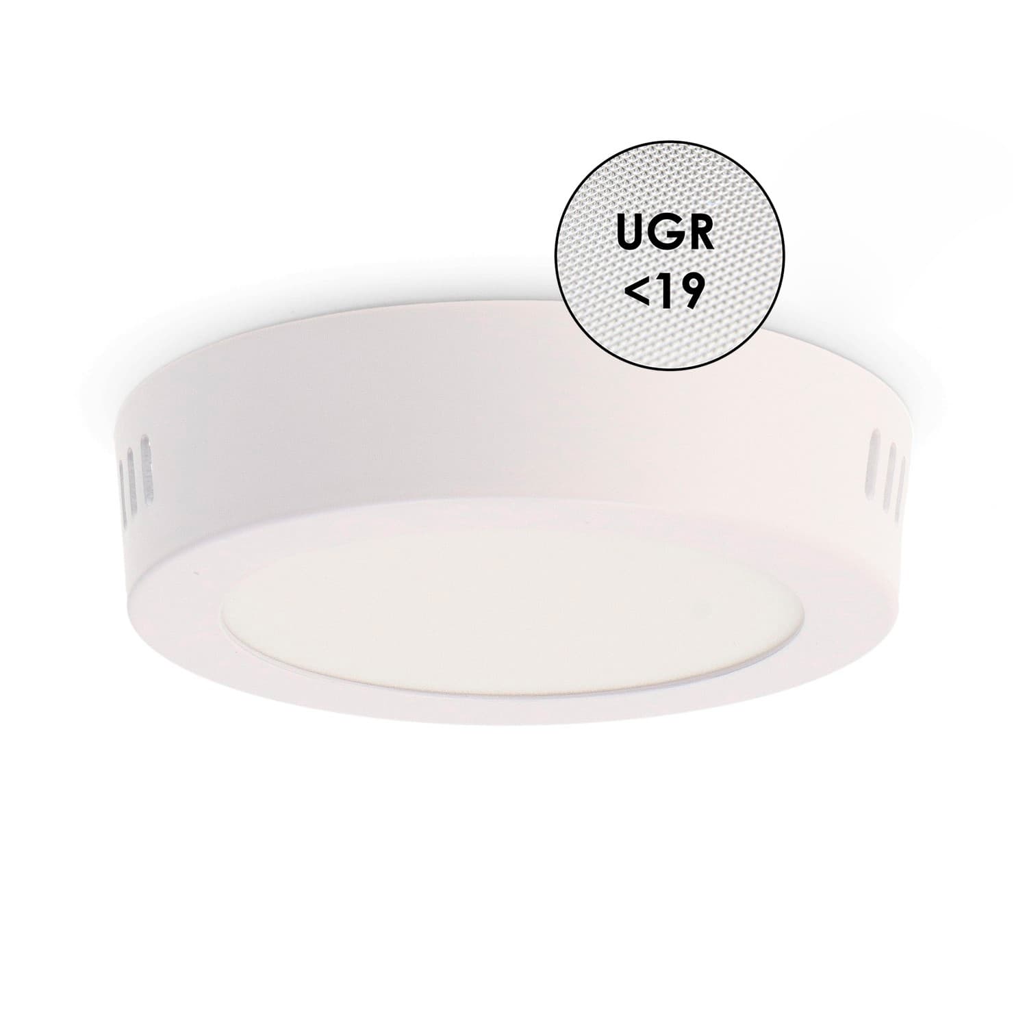 Panel de Superficie Serie Pro Circular 6W Cct