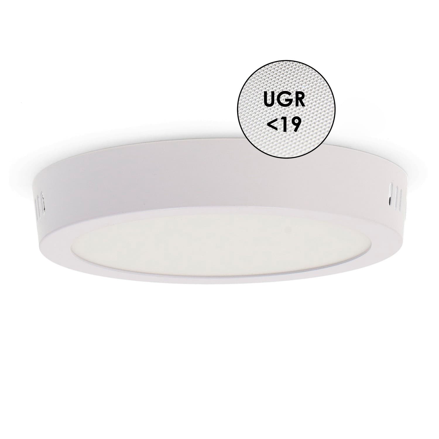 Panel de Superficie Serie Pro Circular 12W Cct