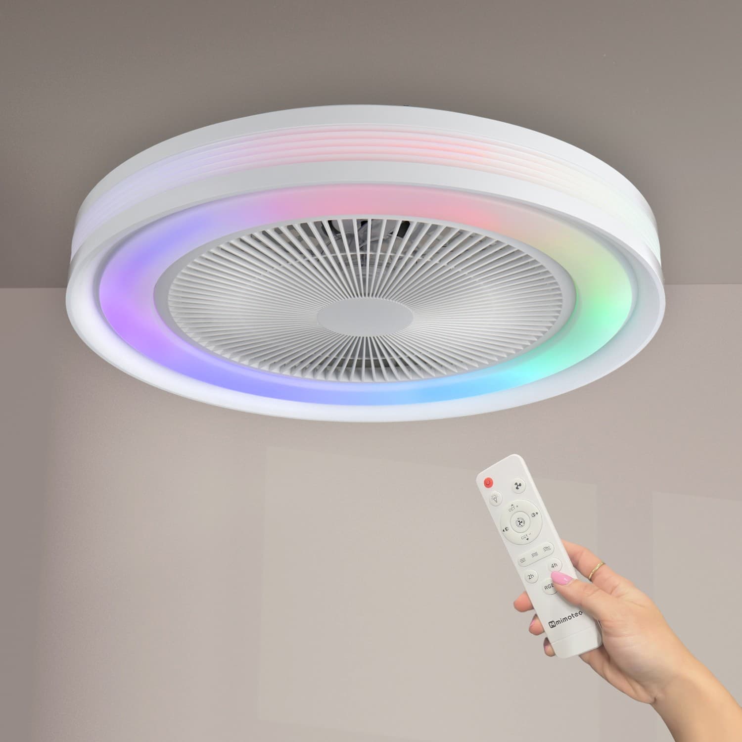 Ventilador de Techo Led Colours Cct+Rgbic