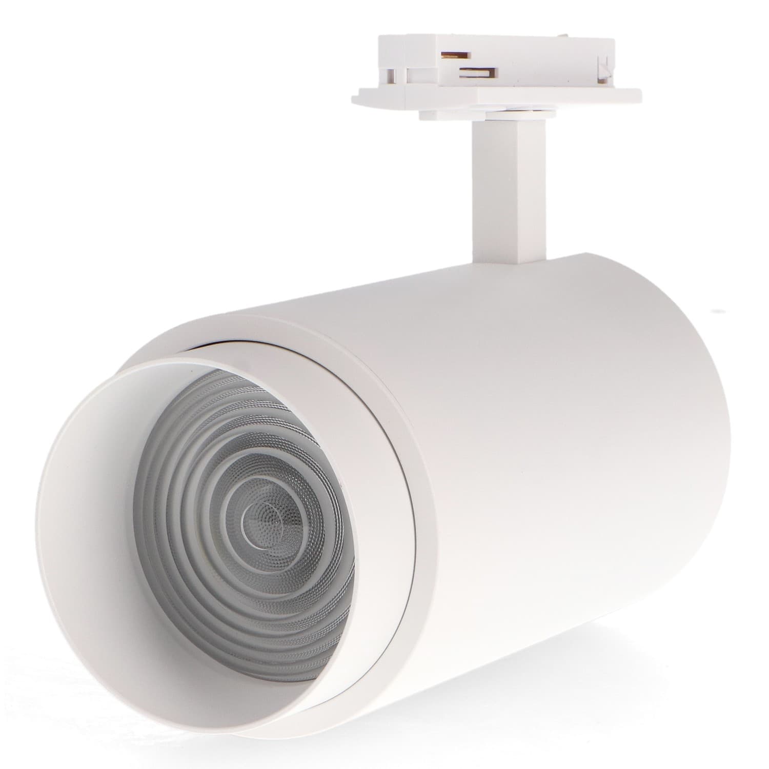 Foco Led Para Carril White Bari 30W óptica Regulable Monofásico Cct