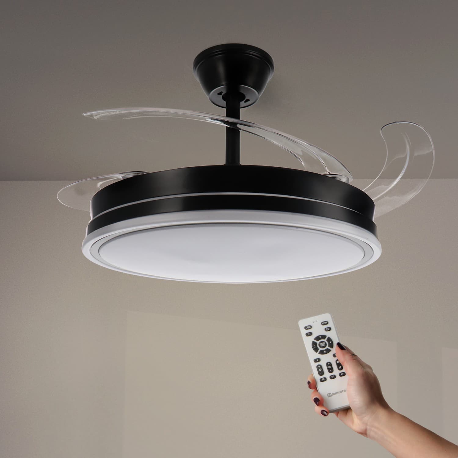 Ventilador de Techo Led Black Olga ø107 Cm