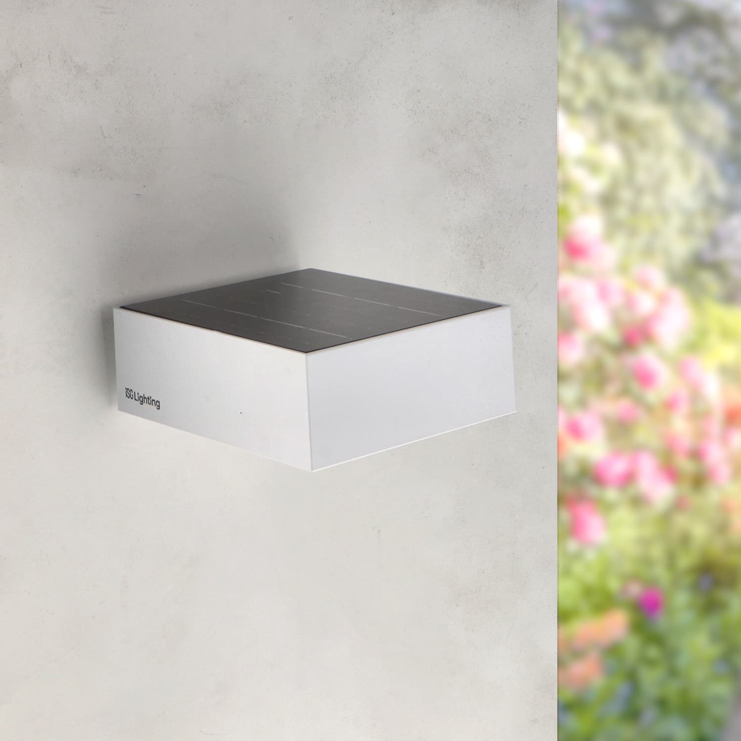 Aplique Led Solar White Bin - Dsc