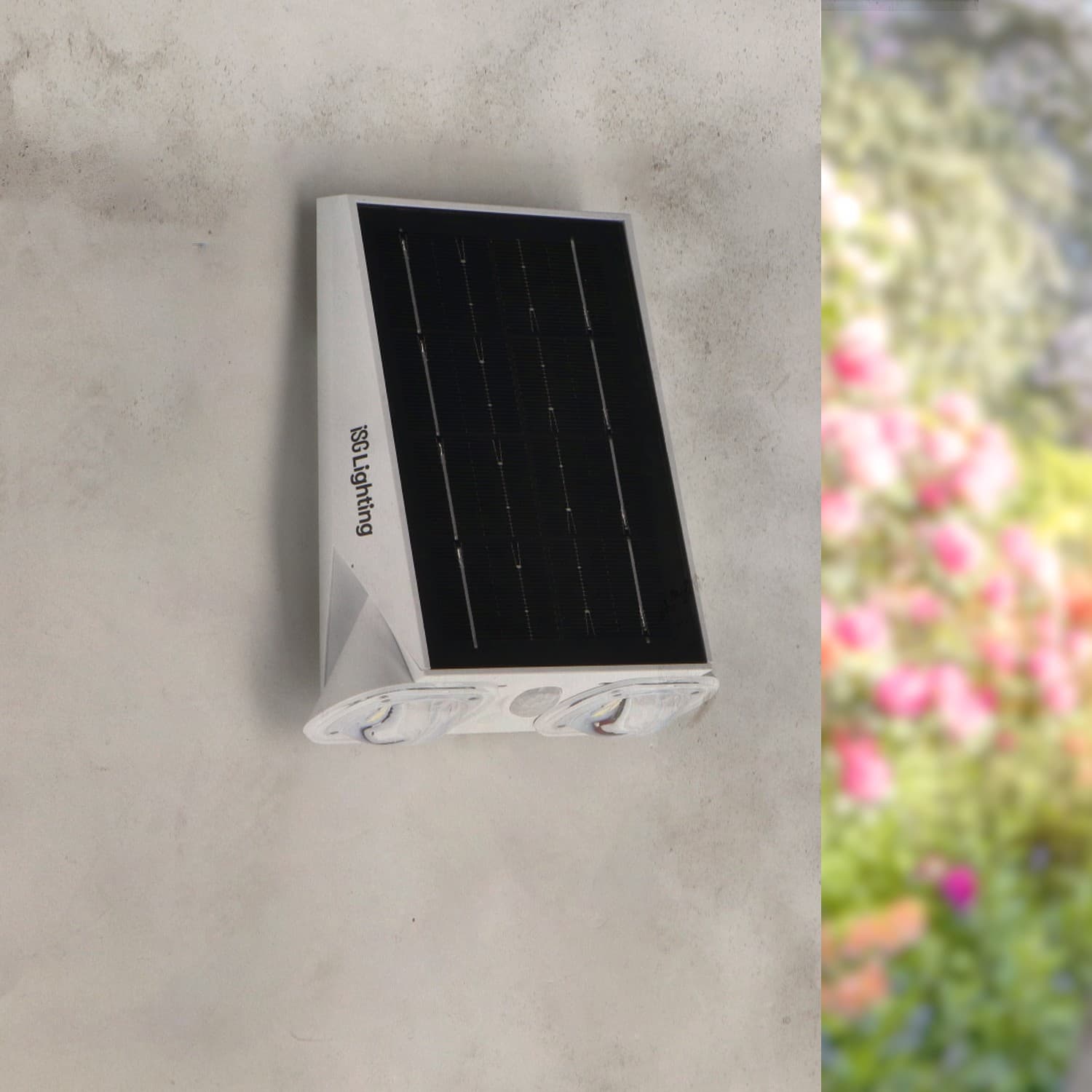 Aplique Led Solar White Eyes - Dsc