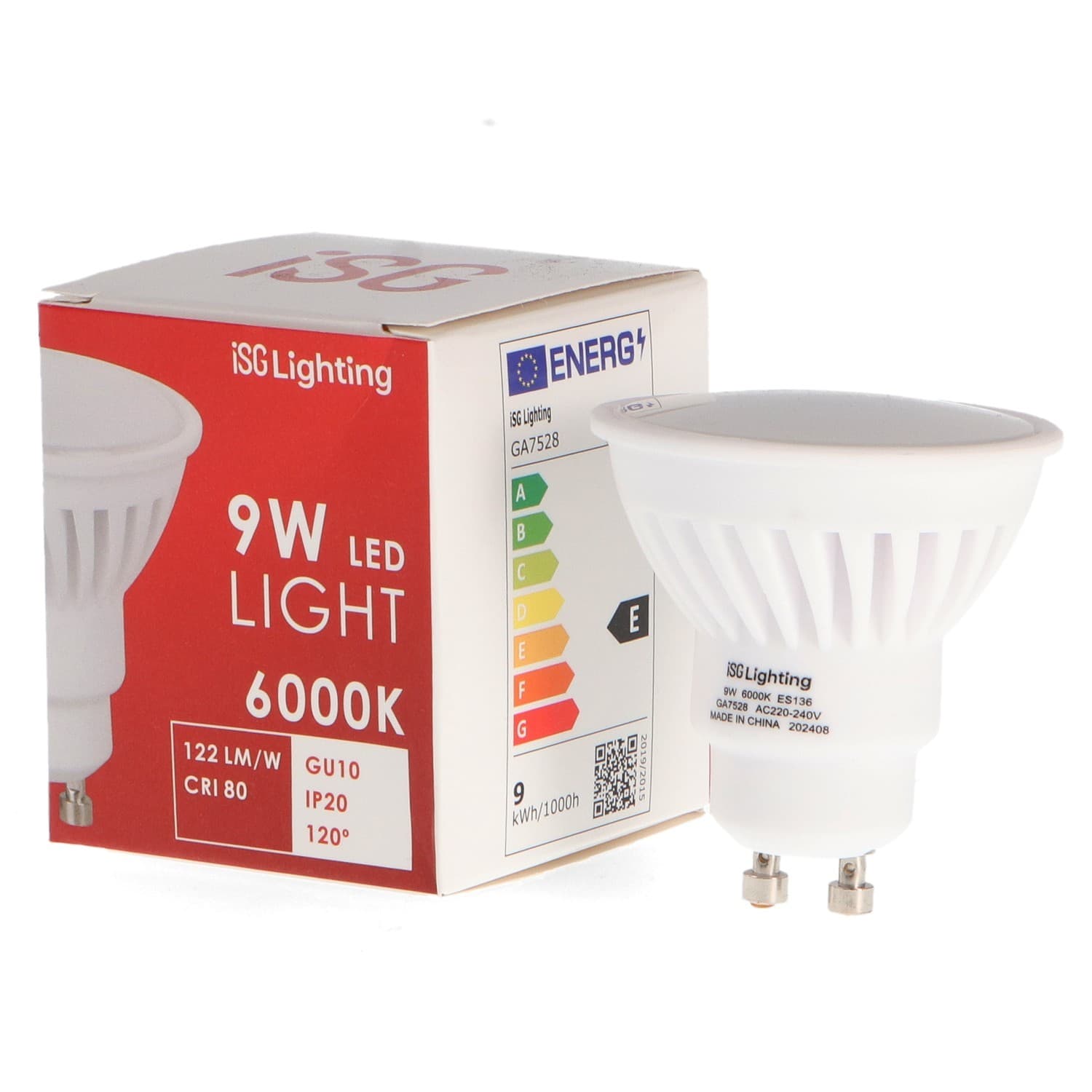 Bombilla Led Gu10 Smdpro 9W 120º
