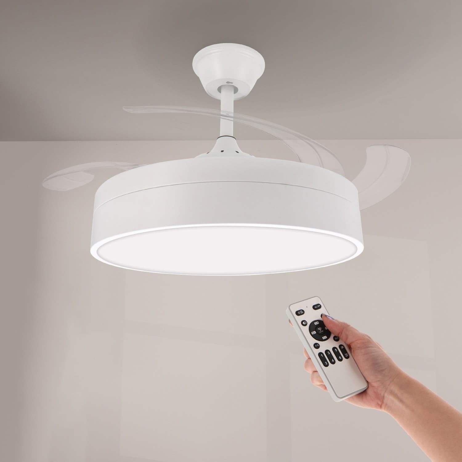 Ventilador de Techo Led Messe ø107 Cm