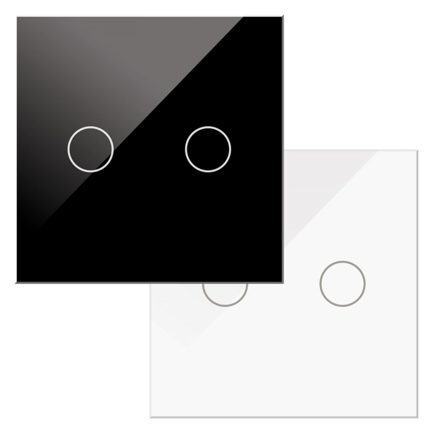 Interruptor Táctil Doble Simple - Dsc